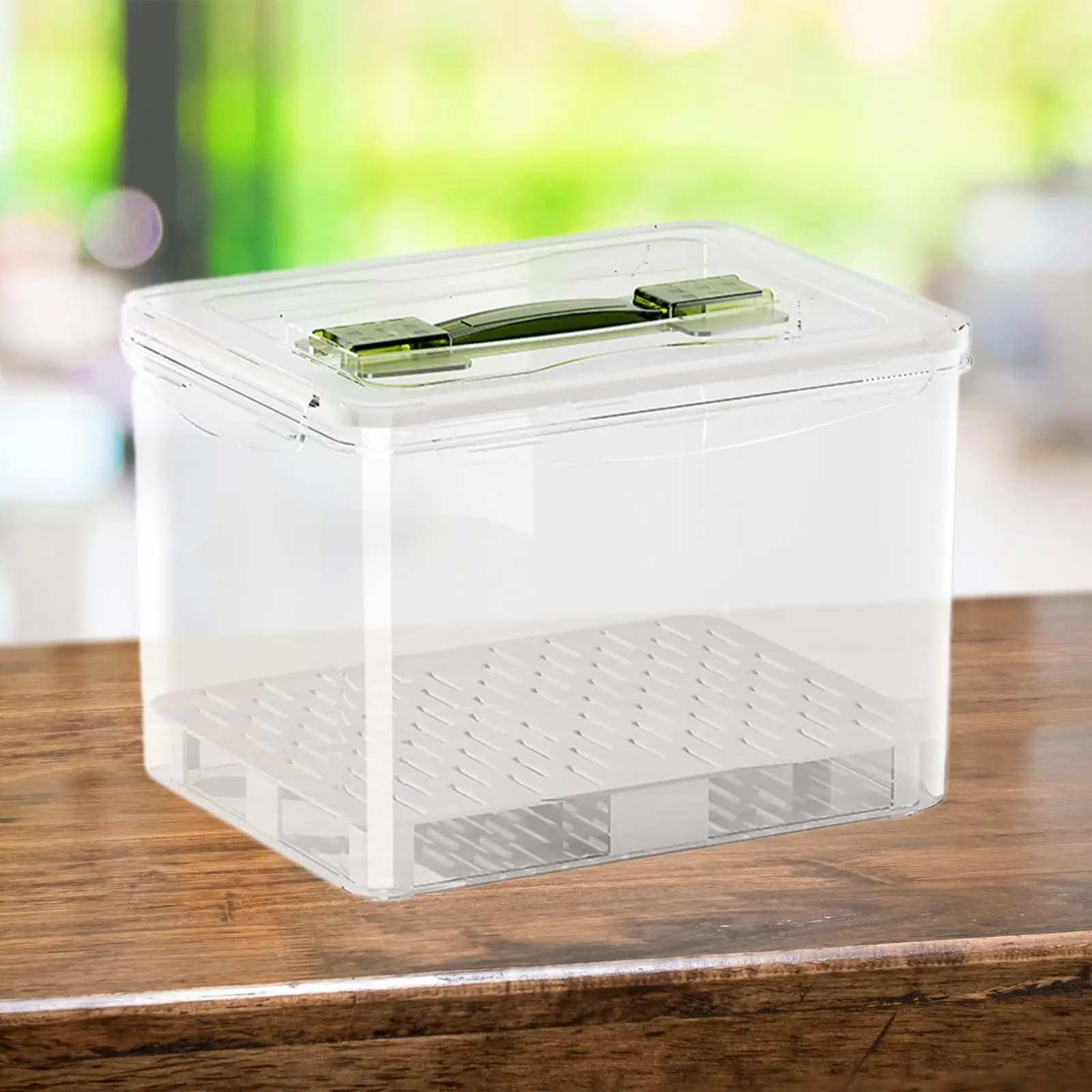 Kimchi Container Fridge Organizer 10.5L Meal Prep Containers Food Storage Container for Sauerkraut Salad Storing Kimchi Work