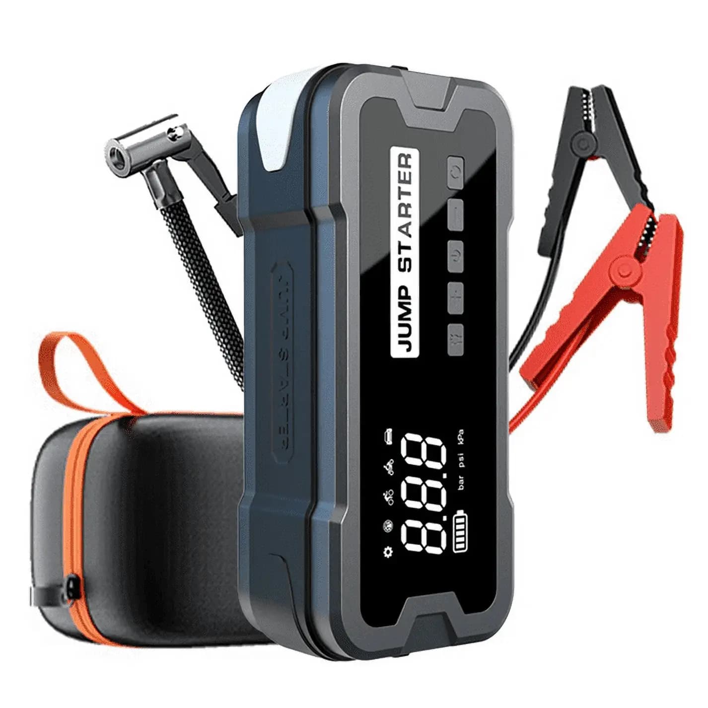 Avviatore di Emergenza Portatile 2026 ad Alta Potenza 4000A di Picco 4-in-1 per Auto, Camion, Moto - Caricabatterie Elettrico Automatico per Avviamento Motore