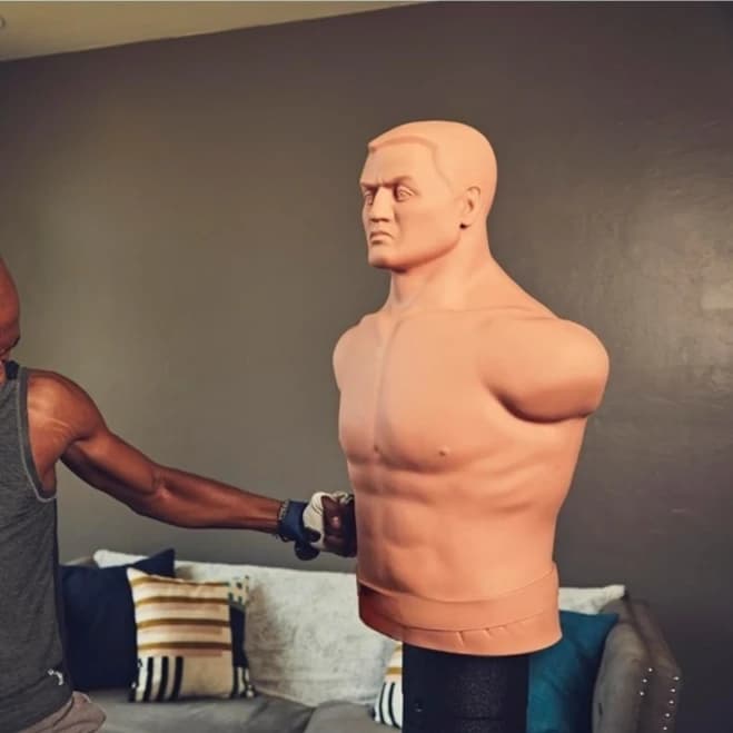 Sacco da Boxe Autoportante per Adulti con Spedizione dagli USA, Regolabile, per Allenamento Kick Boxing, Sacco da Allenamento Mobile per Arti Marziali