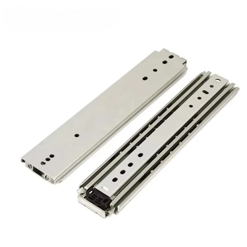 Heavy Duty Drawer Slides 60 Inch Full Extension Ball Bearing Rails Runners Side Mount Zinc Telescopic Sliding Channel