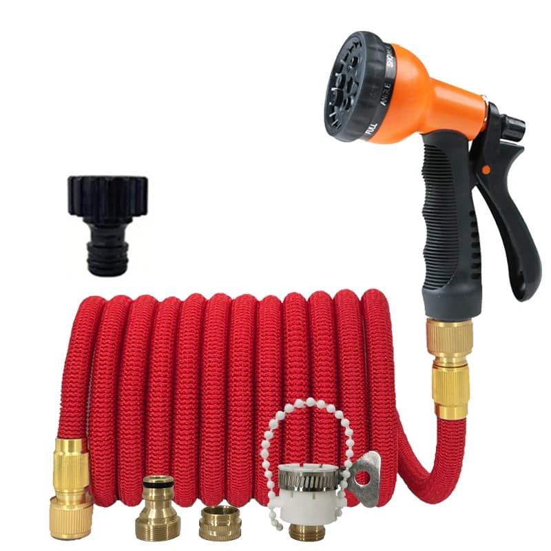 NUOVO Tubo da Giardino Multifunzione con Ugello Magico, Tubo Flessibile ad Alta Pressione per Lavaggio Auto, Spruzzo Regolabile, Tubo Espandibile