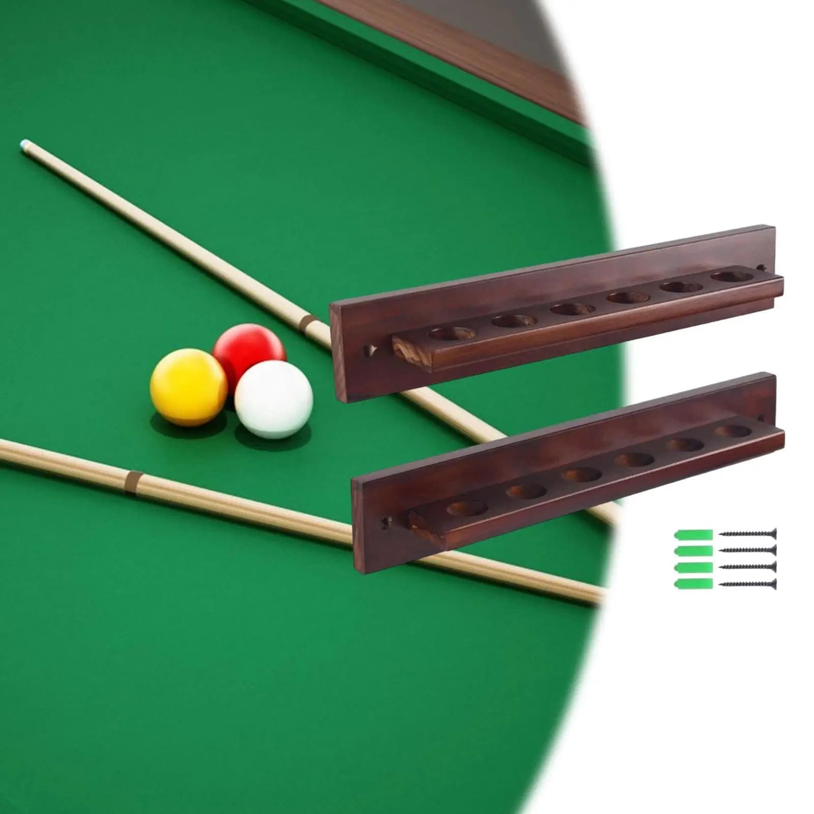 Billiard Cue Rack Billiard Cue Rest Rods Organizer Storage Pool Table