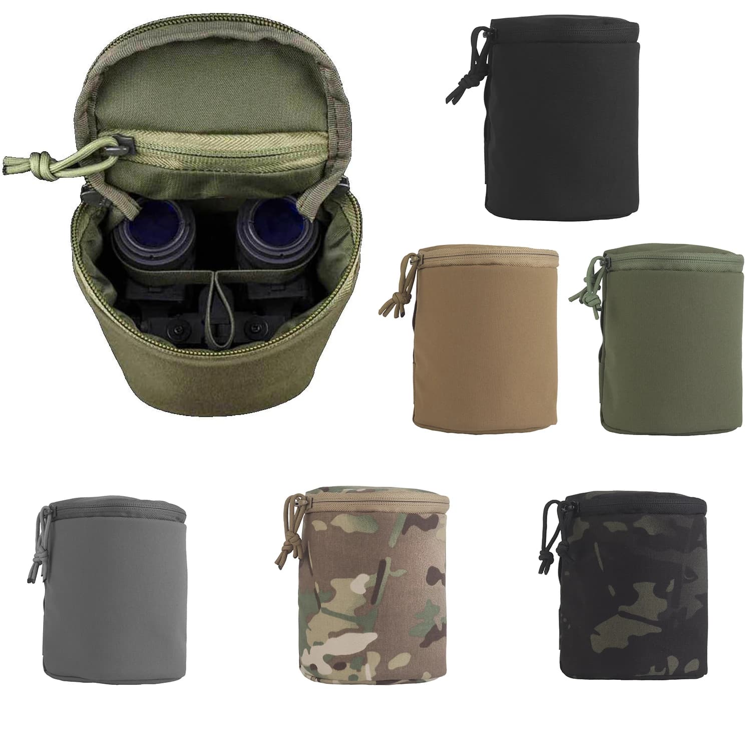 Custodia Protettiva per Visione Notturna BP, Compatibile con Cinture Molle, Giubbotti e Portapiastre