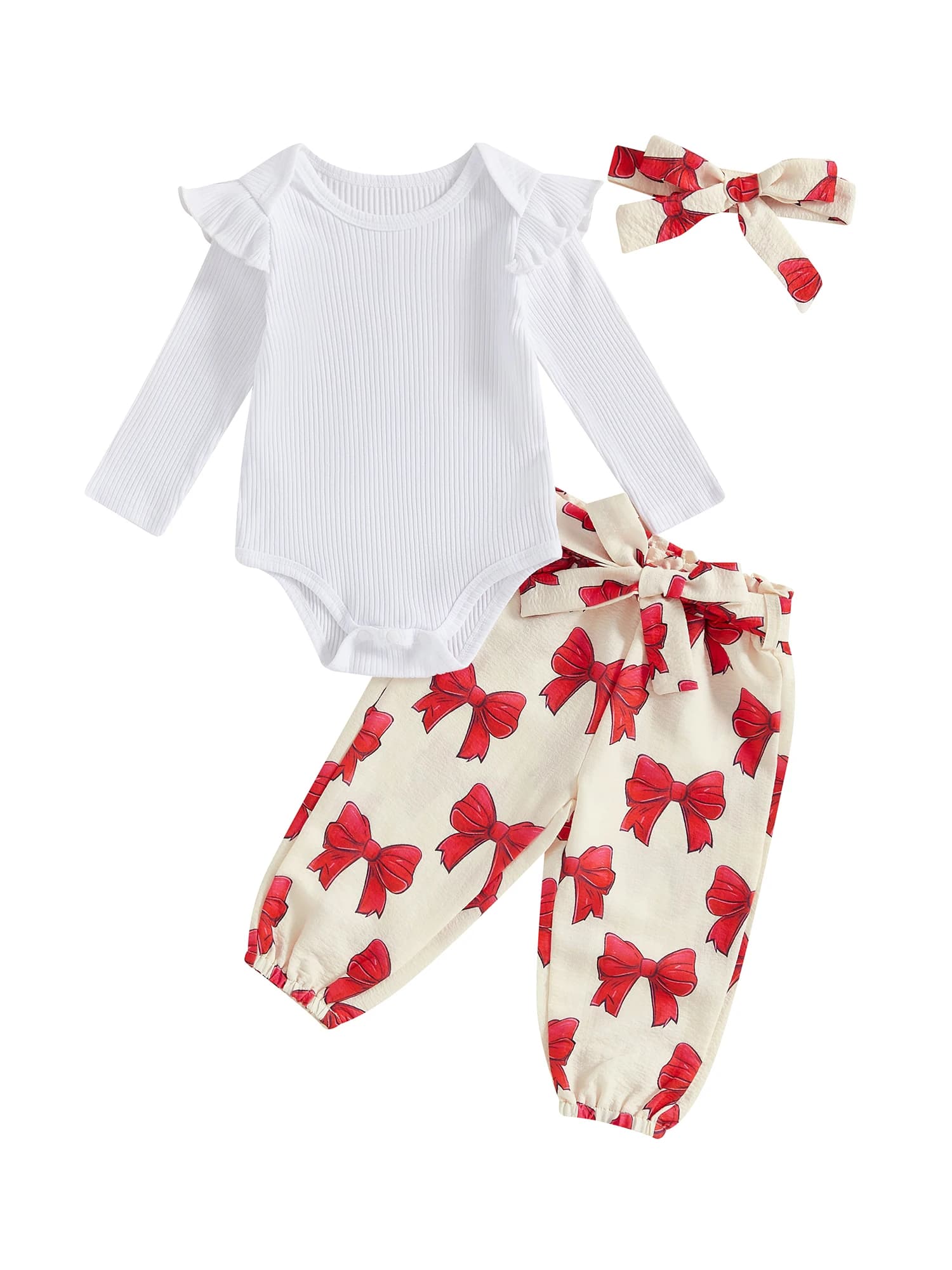 Completi invernali per bambine, felpa con cappuccio in caldo pile, pantaloni floreali, set di fasce per capelli, vestiti per neonati per la stagione fredda
