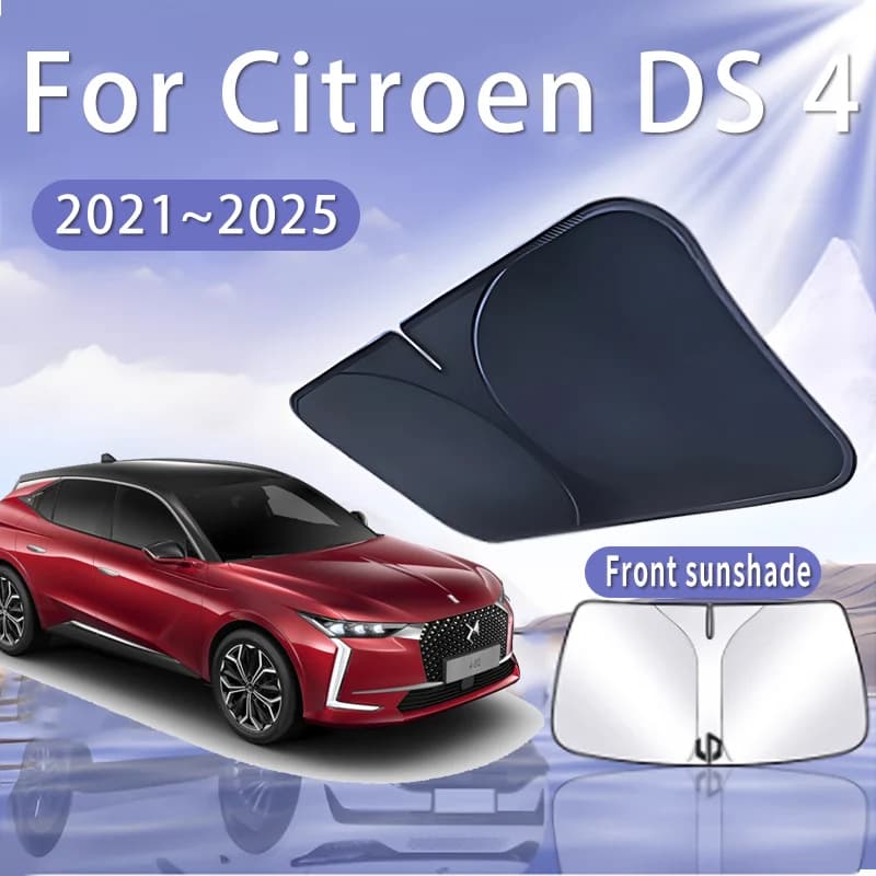 Visiera parasole per auto per Citroen DS 4 DS4 2021 ~ 2025 2024 MK2 Parabrezza anteriore Parasole Isolamento termico Raffreddamento estivo Accessori auto