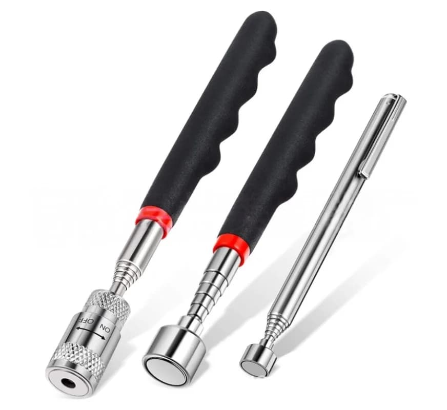 Penna Magnetica Telescopica Estensibile Portatile per Raccogliere Viti, Dadi, Bulloni e Piccoli Componenti Metallici