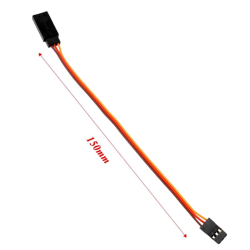 30PCS 150 millimetri 200 millimetri 300 millimetri 500 millimetri Futaba JR Maschio A Femmina Motore Servo Cavo di Prolunga Filo Per RC Elicottero Drone aereo