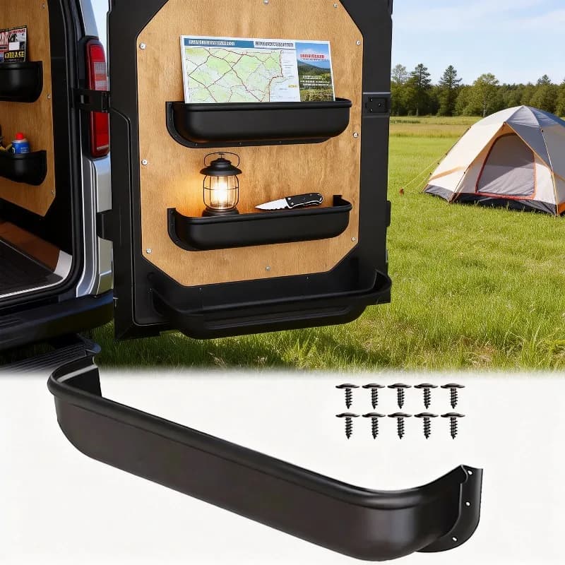 Scatola portaoggetti per maniglia portiera auto, universale per furgoni e camper, organizer per pannello portiera e bracciolo, accessori auto, scatola portaoggetti resistente