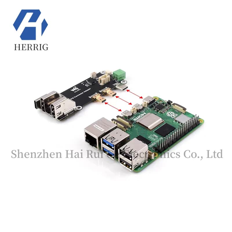 HDMI adapter card Raspberry Pi 4B/5 Standard HDMI interface expansion card with output from Micro HDMI to 4K