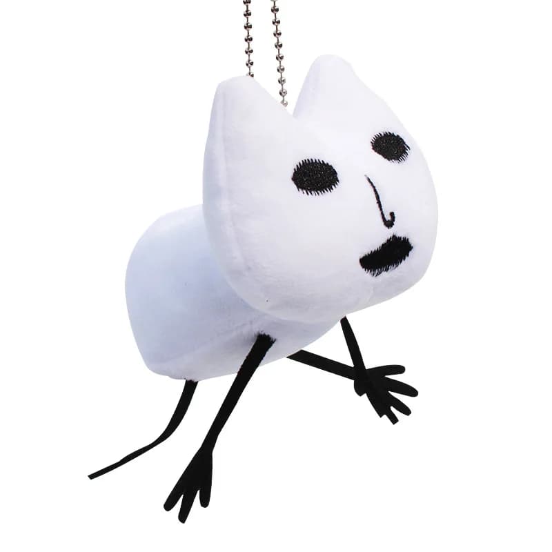 11cm Cartoon peluche gatto bianco bambola giocattolo morbido cotone peluche bambola portachiavi ciondolo bambino regalo giocattolo per bambini