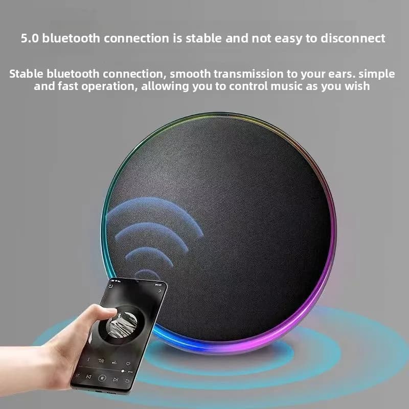 MW Audio Music Satellite 9th Gen Bluetooth Speaker Portable Atmosphere Light Desktop Stereo