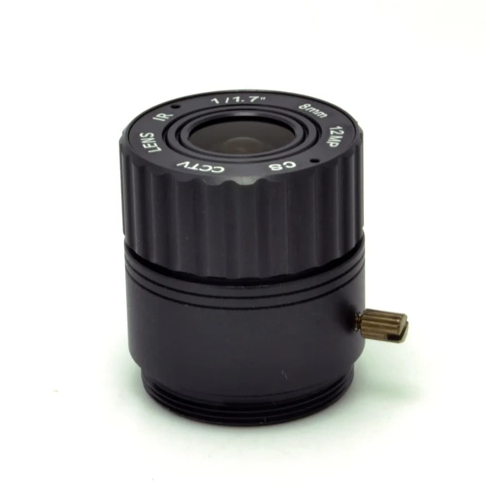Obiettivo CCTV IMX294 IMX533 IMX485 IMX334 IM4K 12MP UHD 8mm, 55.6 Gradi, Attacco CS, Lente 1/1.8" per Telecamera di Sicurezza UHD 4K SL-HD0818MP