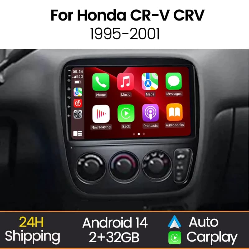 MEKEDE Wireless Carplay Android Autoradio Media player for Honda CRV CR-V 997-2001 Intelligent vehicle system