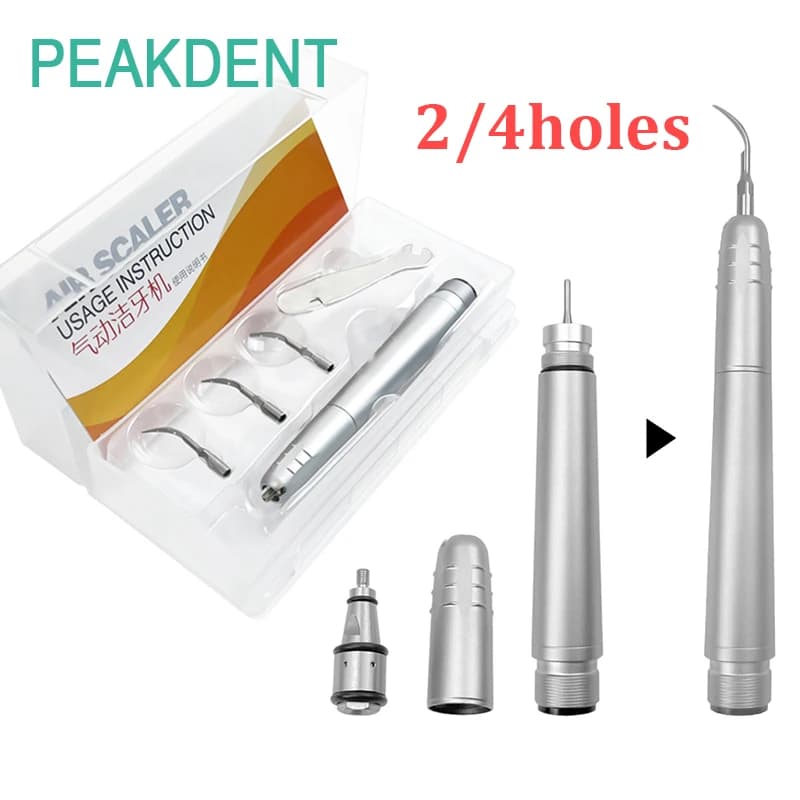 Dental 2/3/4 holes Ultrasound Dentral Air Palma Dentifricio Cleaning Tooth Whitening and Removal Device Macchie Tools