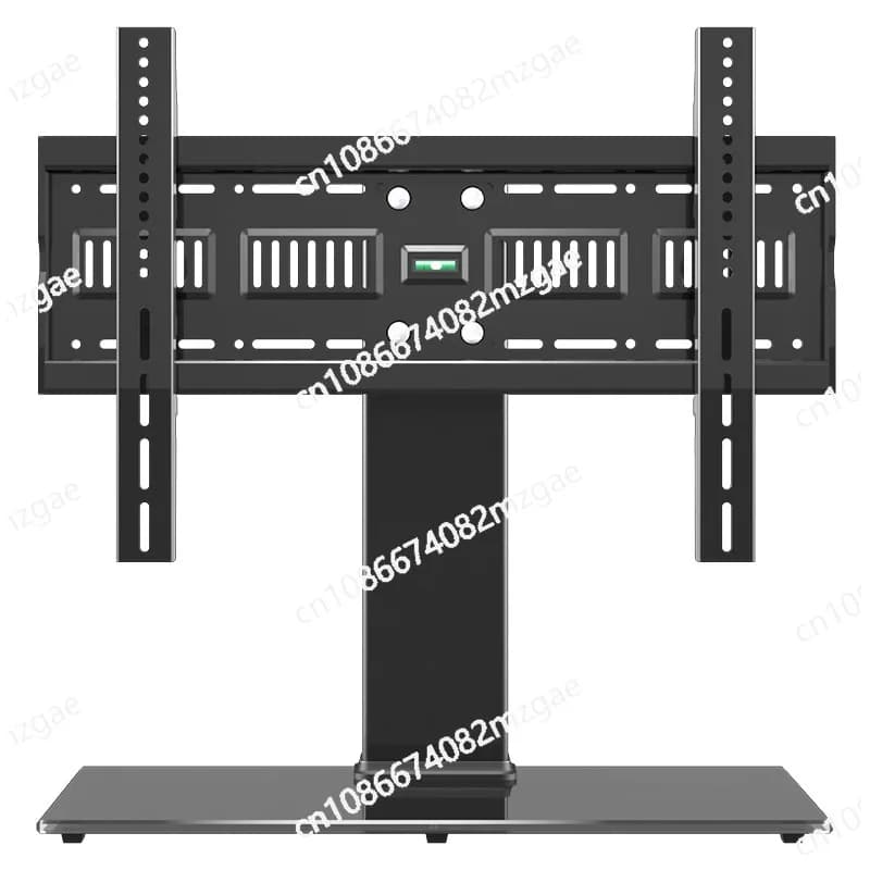 Supporto Universale per TV da Pavimento con Design Senza Foratura, Supporto Regolabile in Altezza per Televisori
