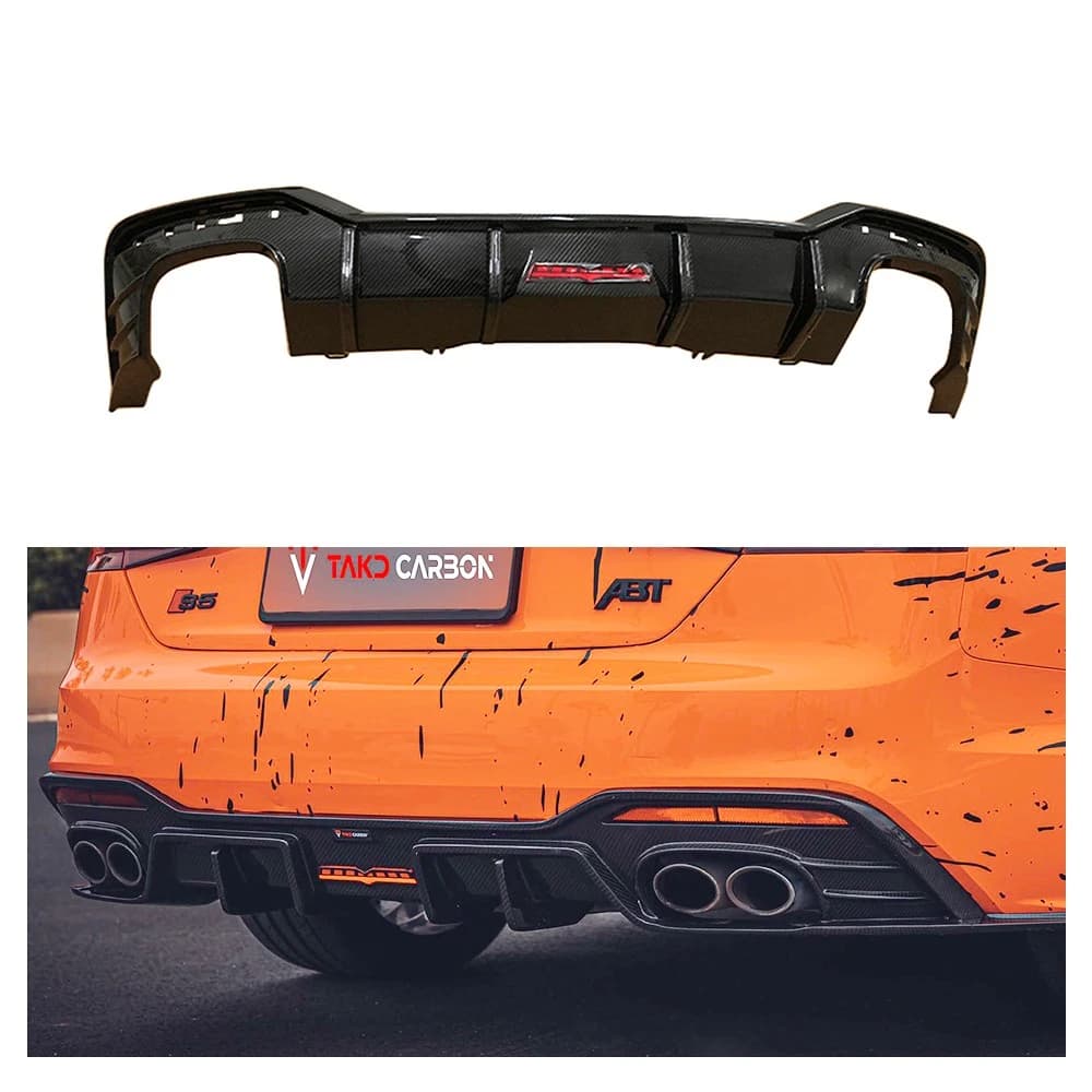 Spoiler Posteriore Universale in Fibra di Carbonio ODM/OEM, Nuovo Diffusore per Paraurti Posteriore per AUDI A5 S5 PA B9.5