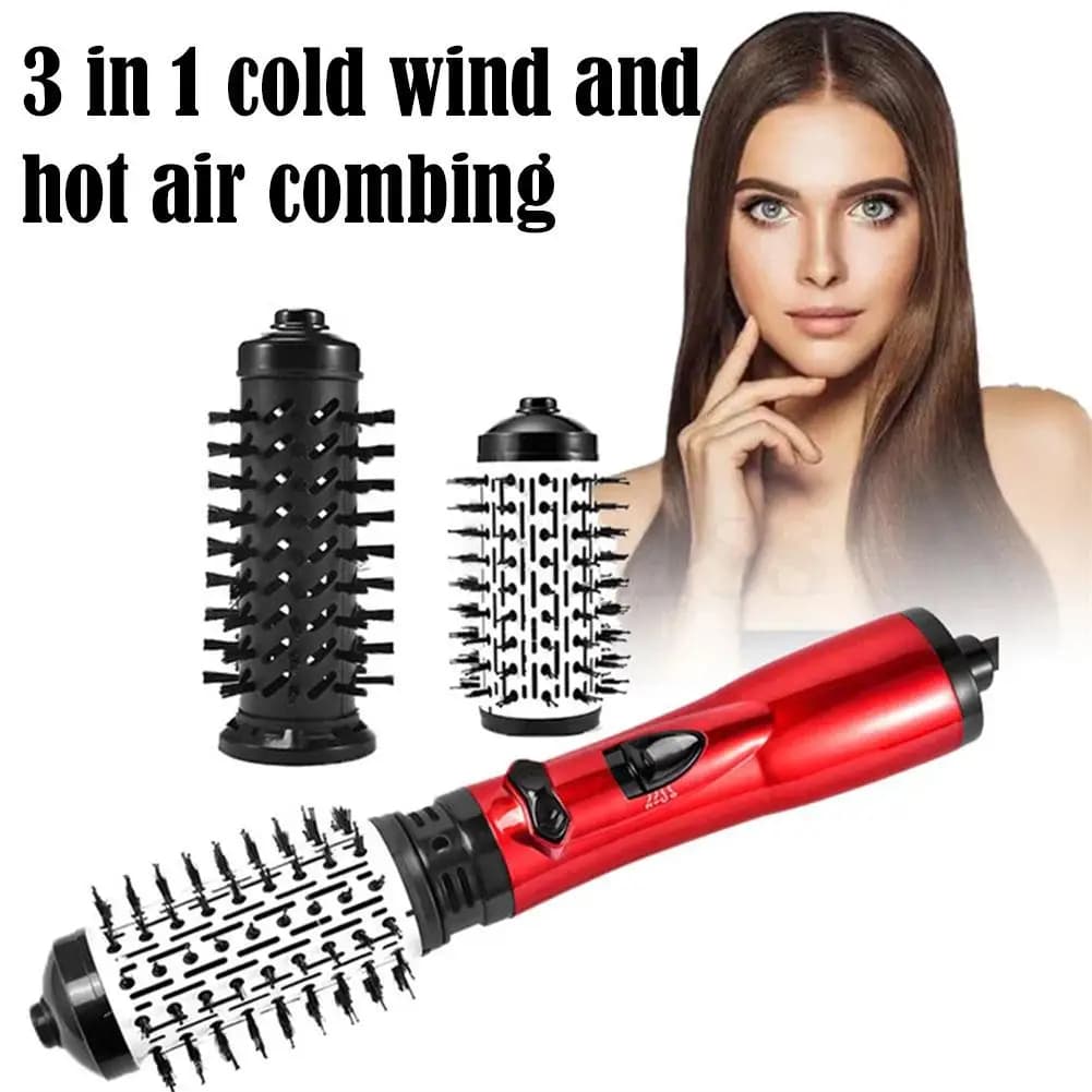 360 Rotating Head AirFlow Hot Air Brush Hair Plate Bigodino Iron Moisturizing Blowers Electric Hair Dryer