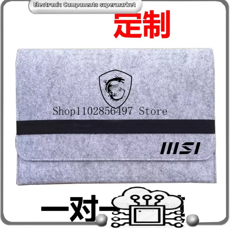 Nuova Custodia in Feltro per MSI Titan 18 Pro 2024 2025, Borsa Protettiva per Laptop da 18 Pollici, Custodia da Viaggio per Adattatore di Alimentazione, Antipolvere e Antiurto