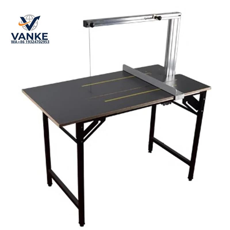 Adjustable temperature foam cutting machine Low density sponge pearl cotton extruded board cutting machine foam cutting table