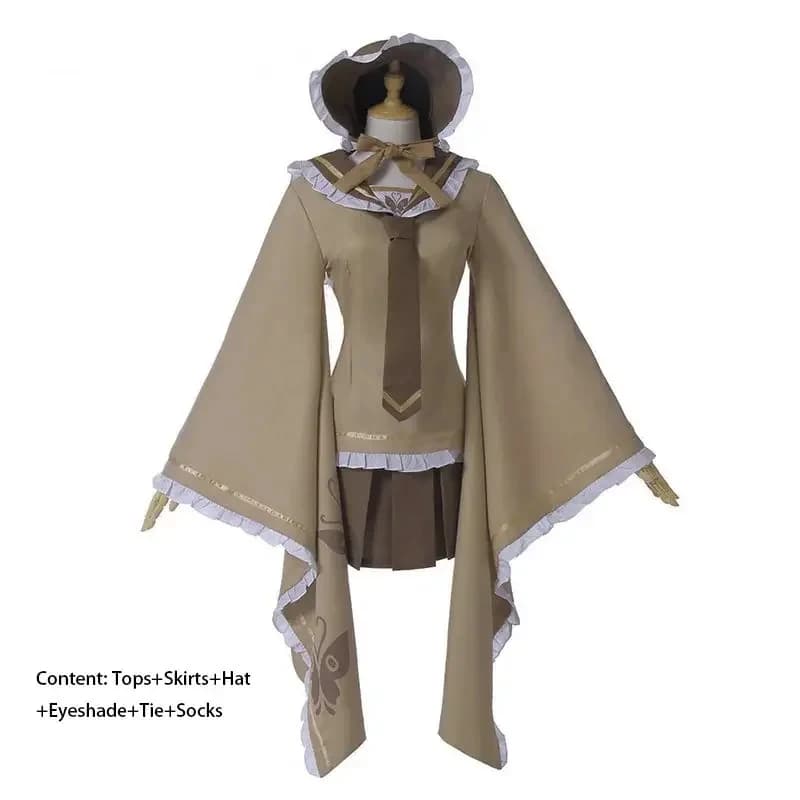2026 Anime Senbonzakura Miku Rin kimono army uniform Women Men party outfit hat full set cosplay costumes for Halloween 6YUS0