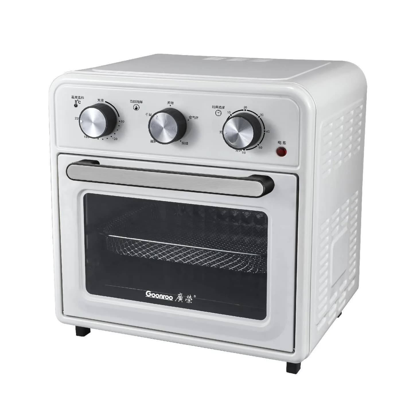20L Multifunction Electric Oven with Air Fryer Function, for Cooking and Frying Cakes and Breads, Domestic Use, Warranty 1 Year
