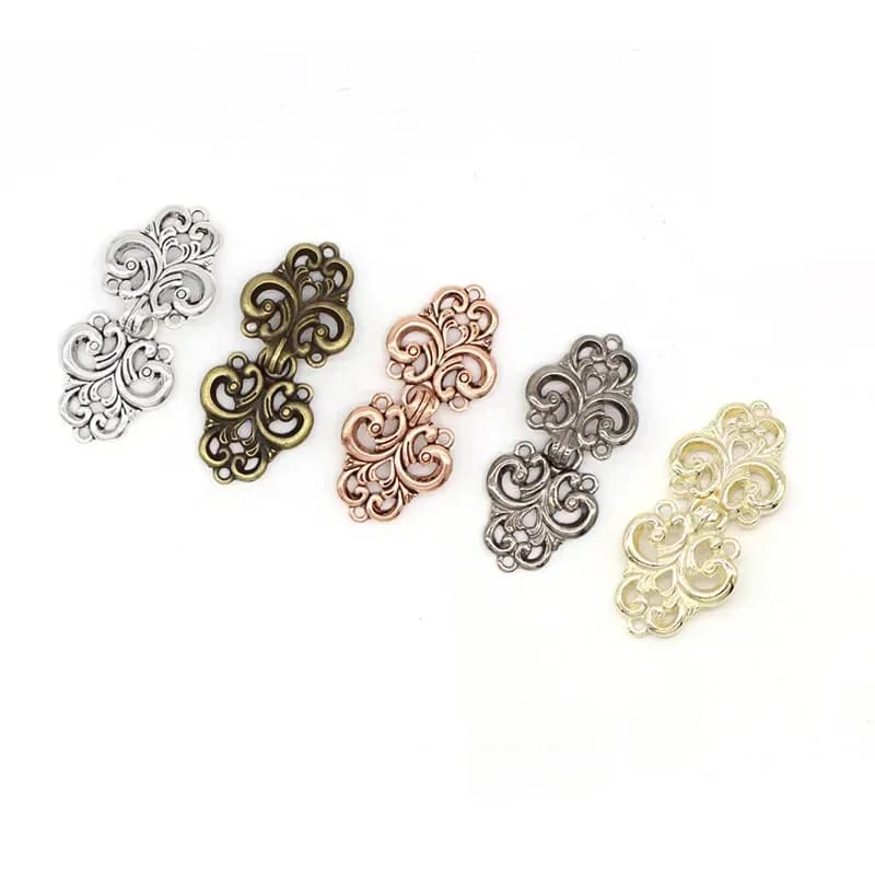 Donne Ragazze Decorativo Cristallo Lucido Mantello Mantello Catenacci Elementi di fissaggio Coppia Fibbia Spilla Clip Vintage Cardigan Collare Clip di supporto