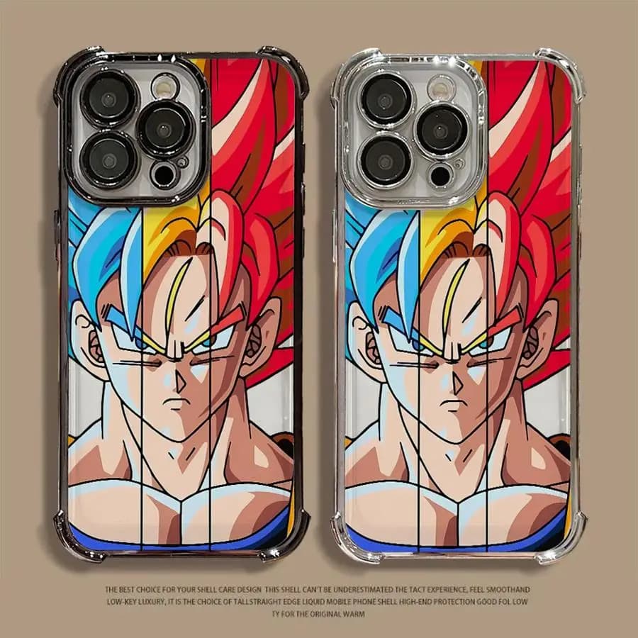 Custodia morbida per telefono per Apple iPhone 12 11 16Plus 11Pro 14 Pro 13 16 15Pro Max 15 Dragon Ball Saiya