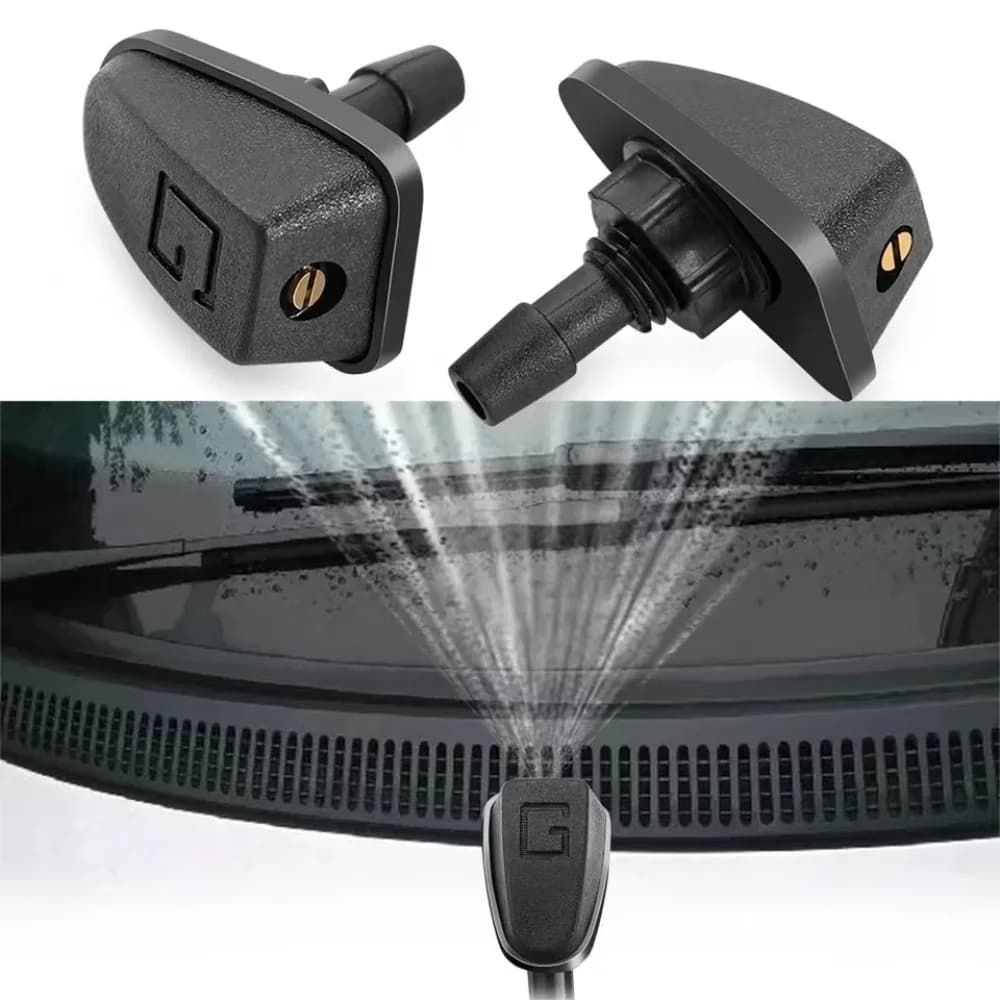 2-piece universal washbasin kit - Adjustable sprayer for efficient cleaning and details of front windows