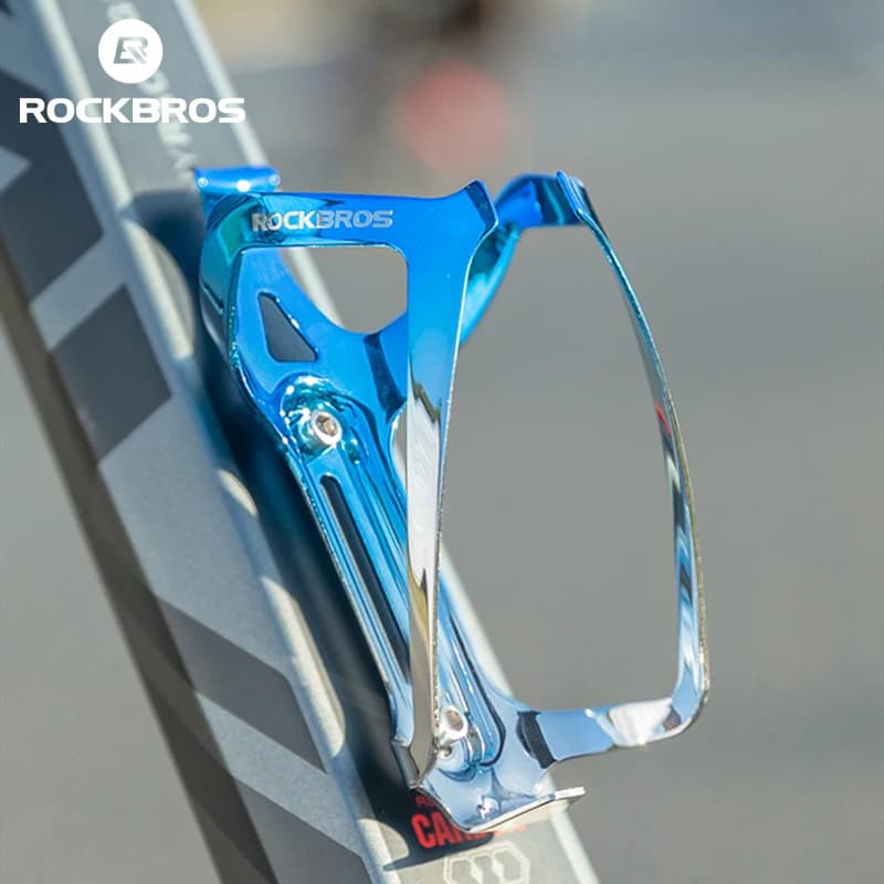 Portaborraccia ROCKBROS per Bicicletta MTB e da Strada, Supporto per Bottiglia in Lega di Alluminio, Robusto e Resistente, Design Sfumato
