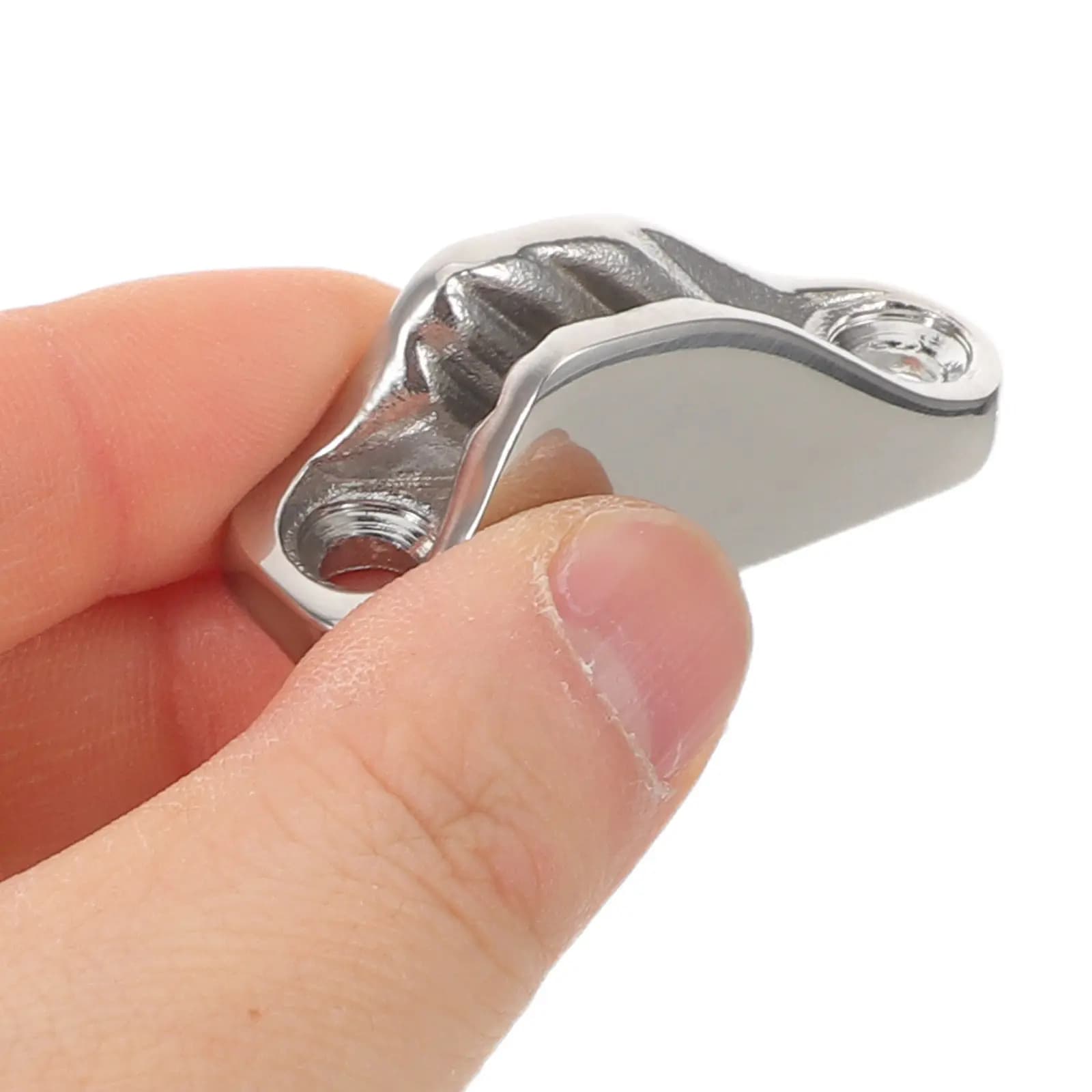 Marine Grade Stainless Steel Rope Cleat Clamp Quick Grip Design for Kayak Yacht Boat Canoe Paddle Gear Rope Cam Cleat Boat