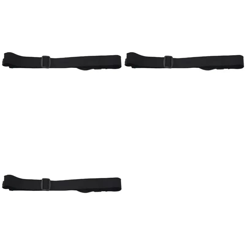 3X Adjustable Nylon Classical Ukulele Straps For Acoustic Electric Guitar With Hook Double Used Neck Sling(Black)