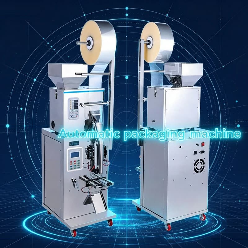 Automatic Vertical Filling Machine Digital Control Chicken Feed Seeds Coffee Beans Particle Powder Filler