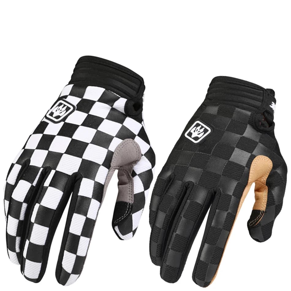 Retro Motocross Racing Gloves For BMX ATV MTB Motorcycle Cycling