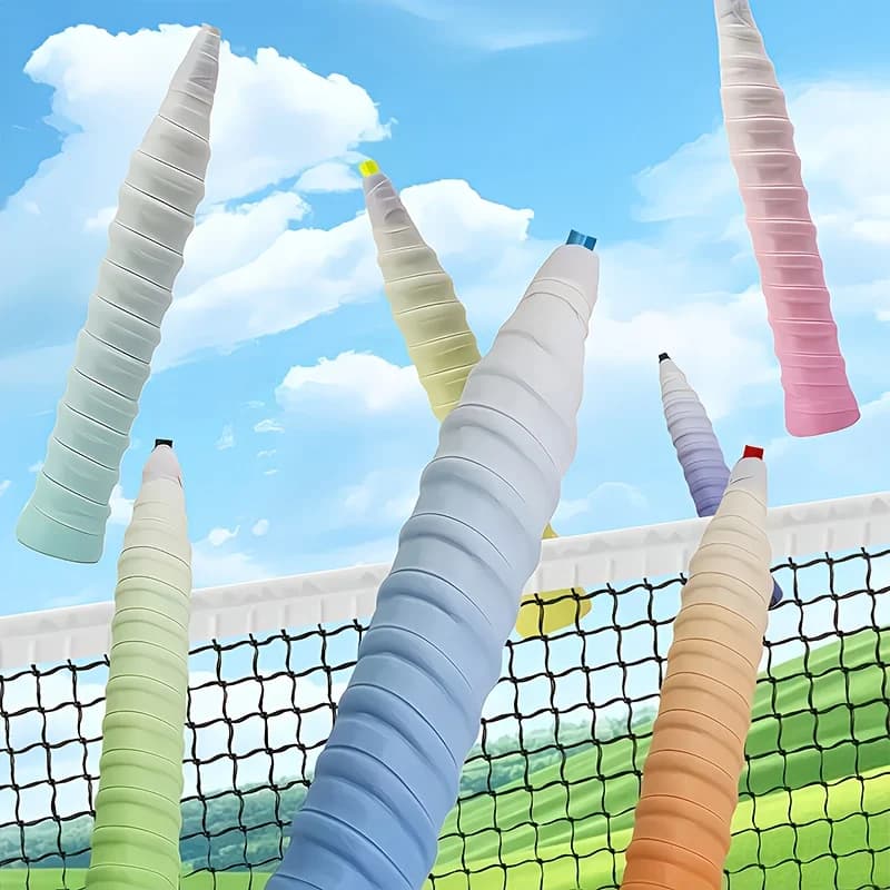 Anti-slip Badminton Rack Grip Gradient Overgrip Tape Wrap Tennis Rack Rubber Grip Supplies Air Sports Furnishings Open