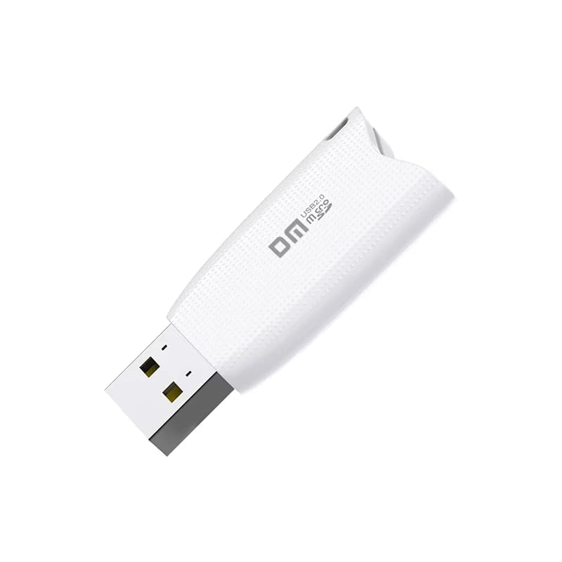DM CR025 lettore di schede con innovativo slot per schede TF cambia il lettore di schede in un'unità flash usb per computer o per auto