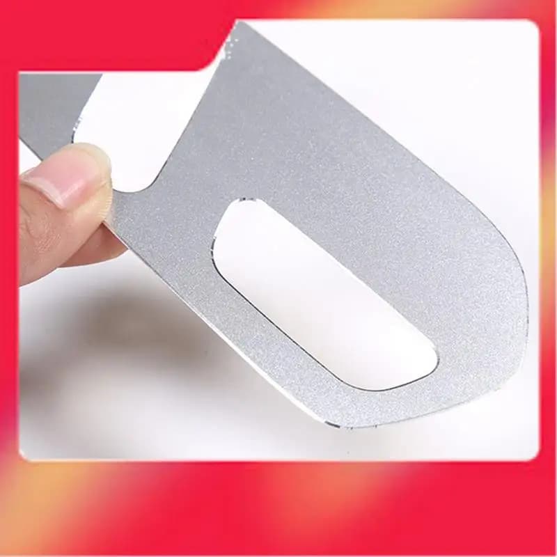 2 PCS Auto Front Seat Adjusting Switch Trim Cover Panel Accessories Silver Aluminum Alloy Accessories For Rivian R1T R1S 2022 2023-M54K