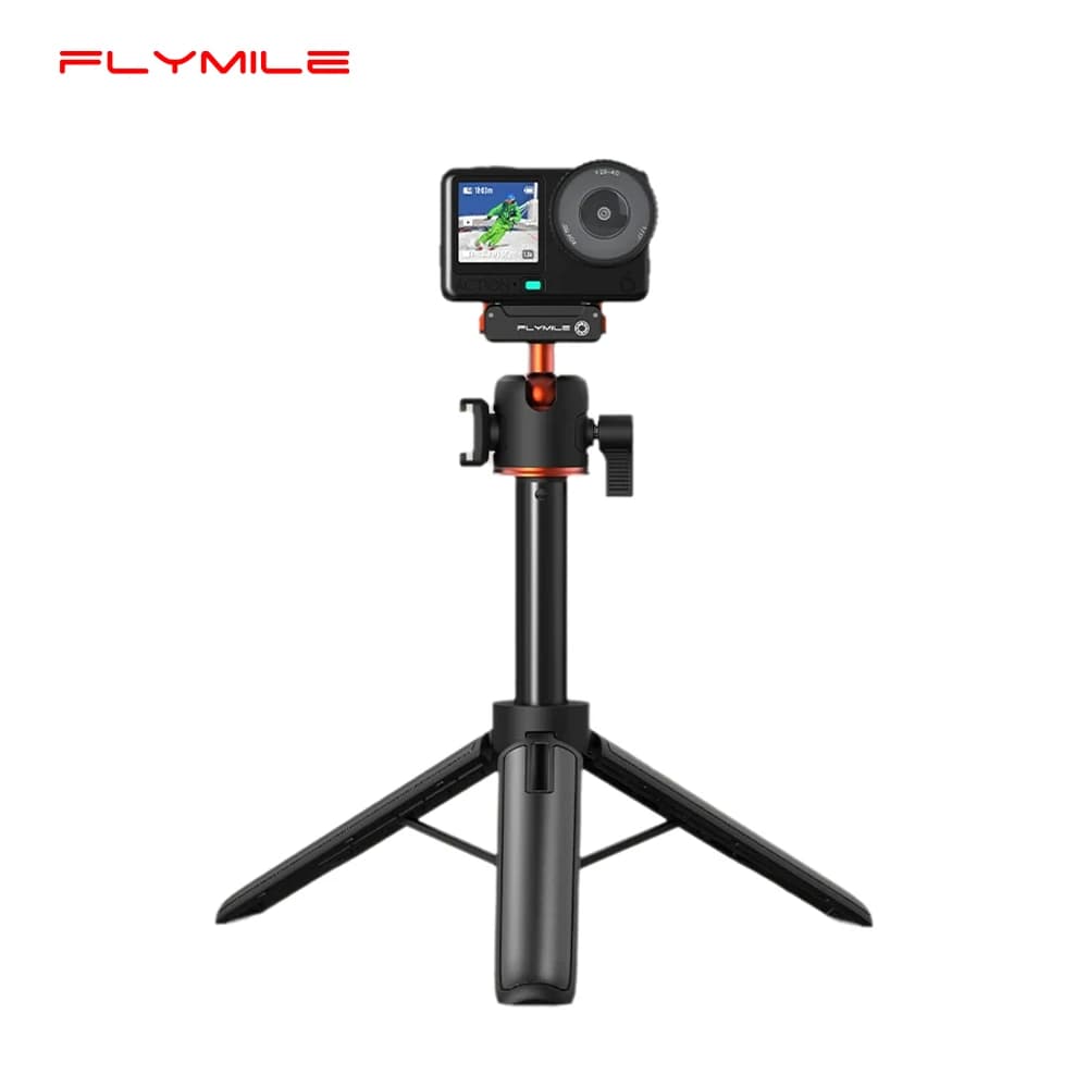 Flymile Tripod Selfie Stick with Quick Hook Base for DJI OSMO Action 6 Accessories Handle Vlog
