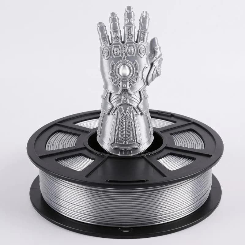 Silk PLA Filament 1.75mm 250g,Shiny 3D Printer Filament Dimensional Accuracy +/- 0.02mm,250g Spool Fits for Most FDM 3D Printers