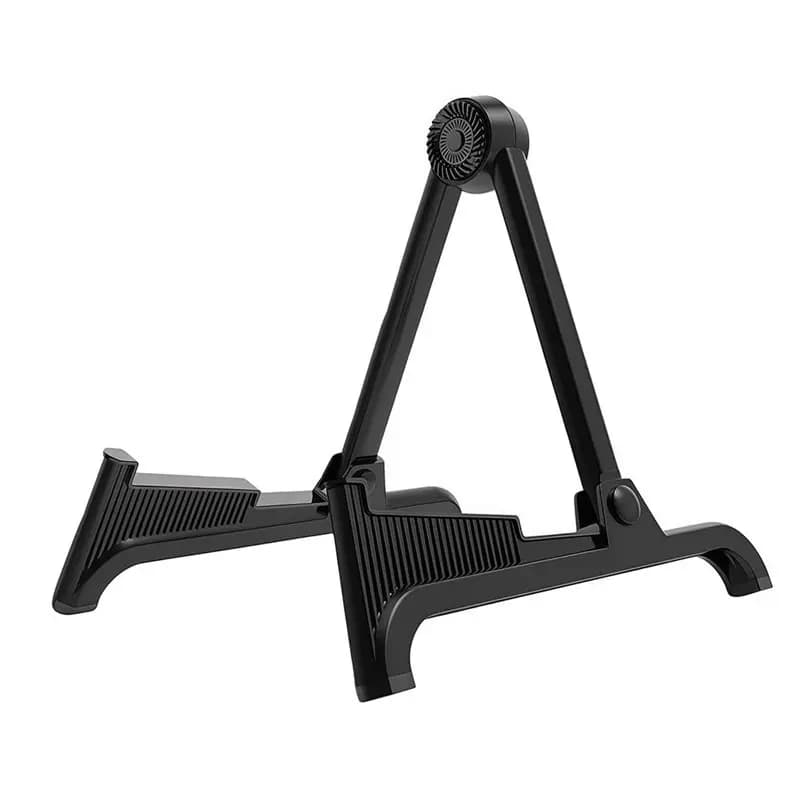 Supporto per chitarra classico a forma di A AEF6, supporto regolabile per chitarre acustiche ed elettriche e ukulele, supporto da pavimento pieghevole