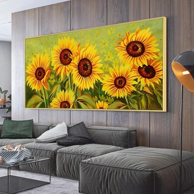 Sunflower 5d Diamond Painting Full Diamond Embroidery Large Living Room Bedroom Home Decor Diamond Cross Stitch