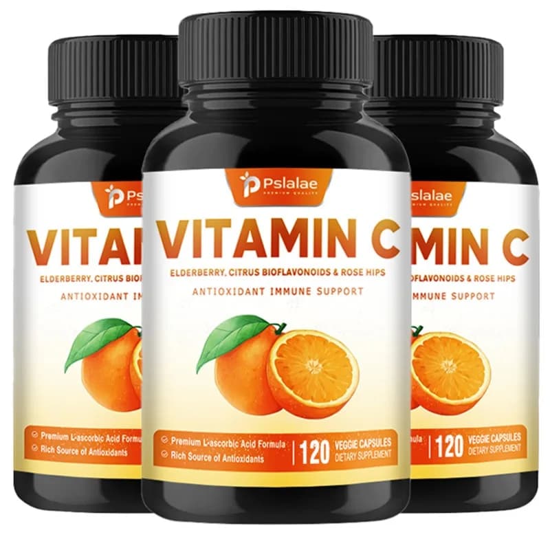 Vitamin C supplement - Supports the immune system and cell energy production, and promotes collagen production