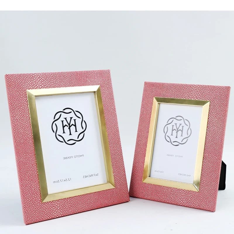 Pink Spots Creativity Framed Art Photo Frames Figures Portrait Picture Frame Wedding Anniversary Gifts Desk Decoration Ornaments