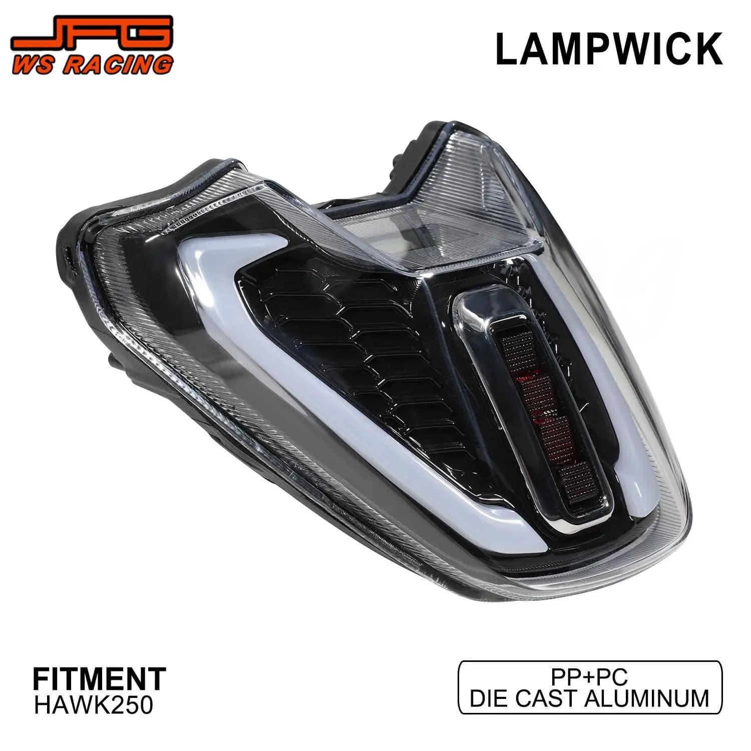Nuovo Faro A LED Faro Lampwick Accessori Moto Testa Della Lampada Della Luce Stoppino Per HAWK250 HAWK 250 Dirt Pit Bike Sostituire Le Parti
