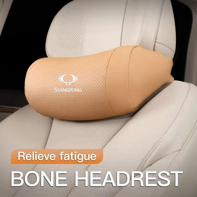 Car Seat Headrest Travel Rest 3D Neck Pillow Protect Comfortable For SsangYong Korando Family Korando C Musso Sports G4 Rexton