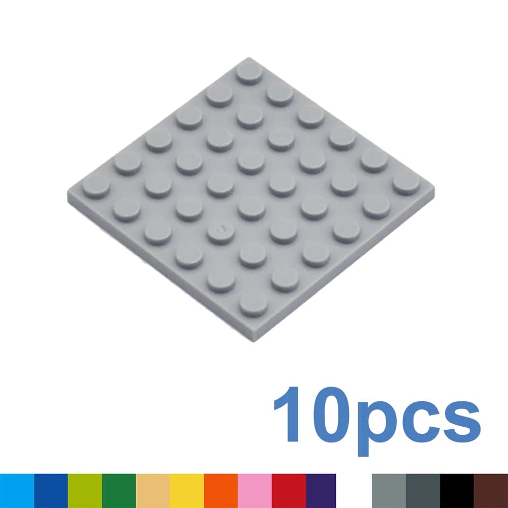 10 pz FAI DA TE Building Blocks Figure Sottili Mattoni 6x6 Punti 12 Colori Educativi Creativi Compatibile Con Il Marchio di Giocattoli per I Bambini 3958