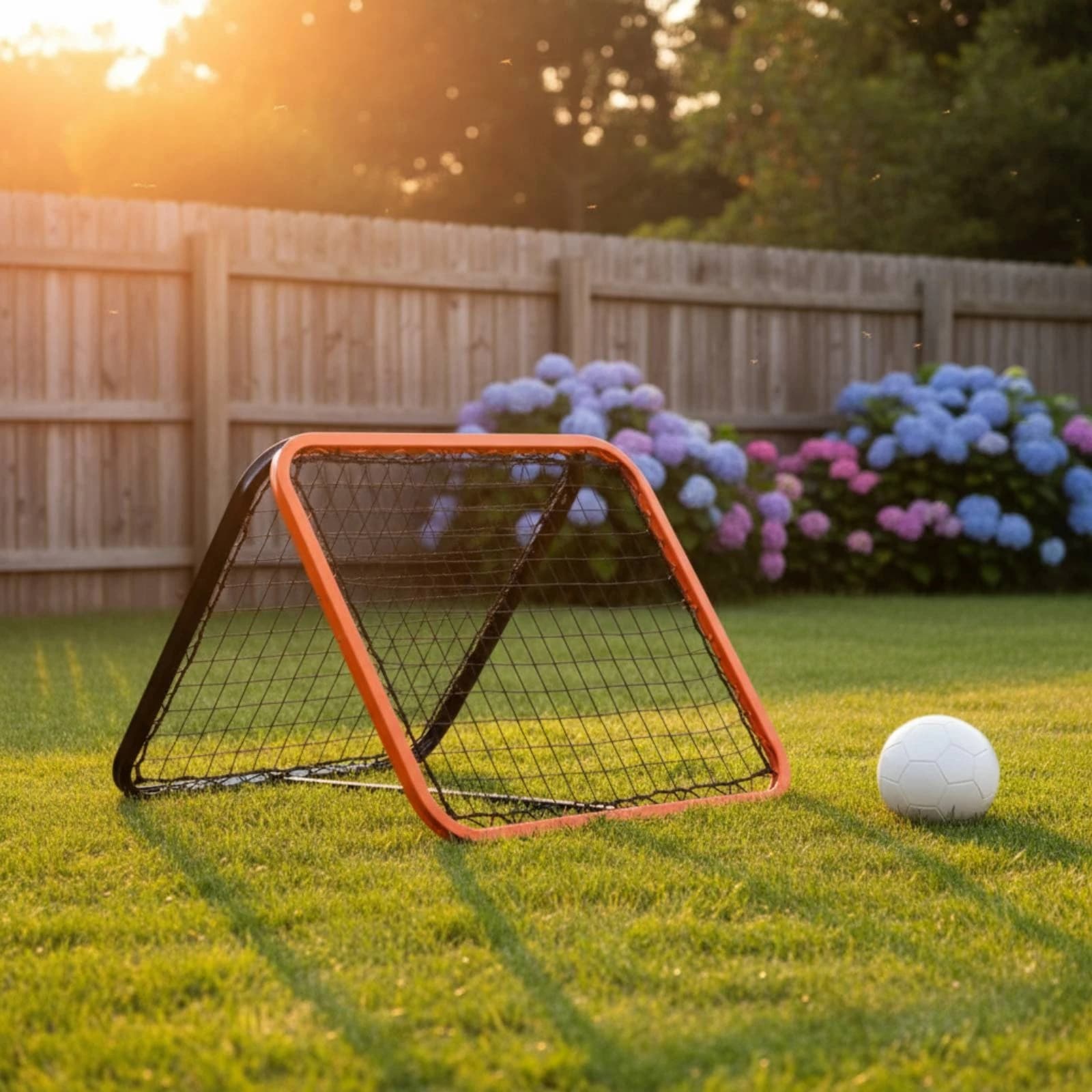 Soccer Rebound Net Portable Soccer Rebounder Net Football Training Rebounder Easy to Set up Sports Gear Compact Storage