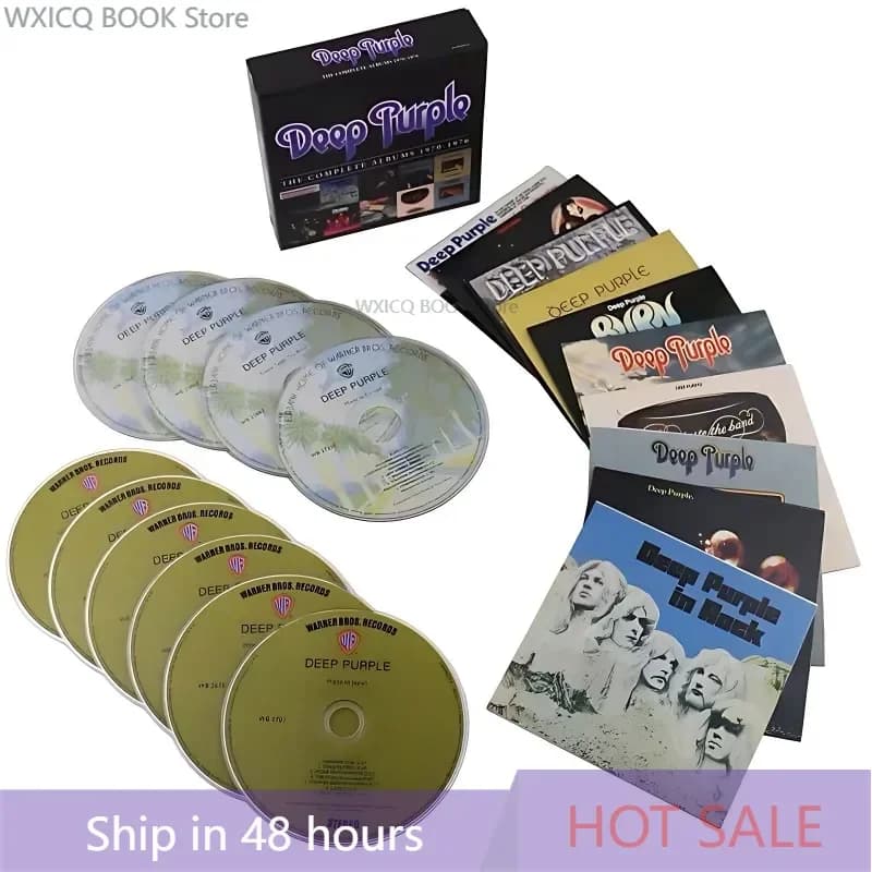 Album completo di banda rock heavy metal musicale pop europea 1970-1976 10CD