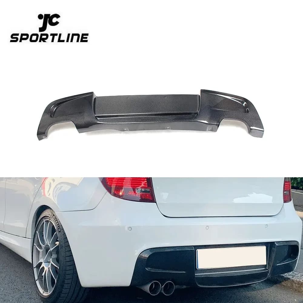 Diffusore Posteriore in Carbonio per Paraurti BMW E87 Mtech M Package 2007-2010