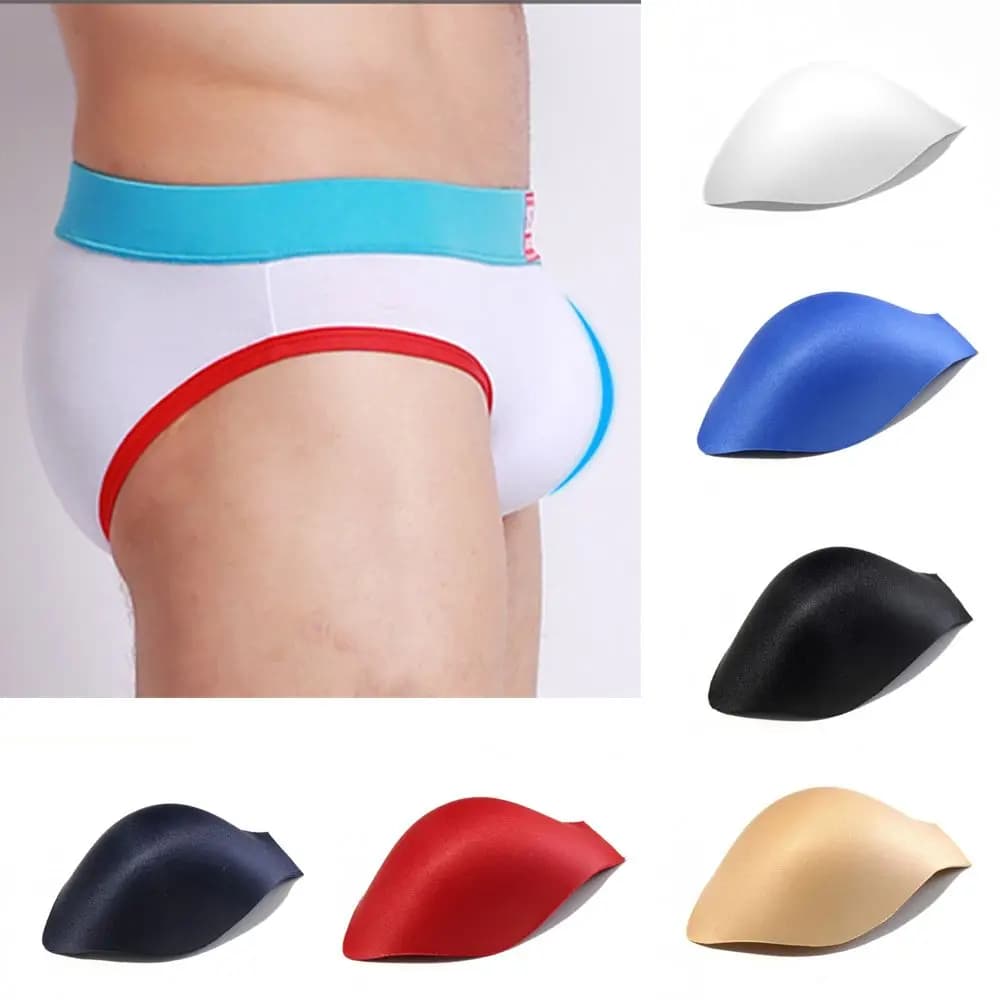 Men's Bulge Enhancer Cup Insert For Swimwear Underwear Sponge Pouch