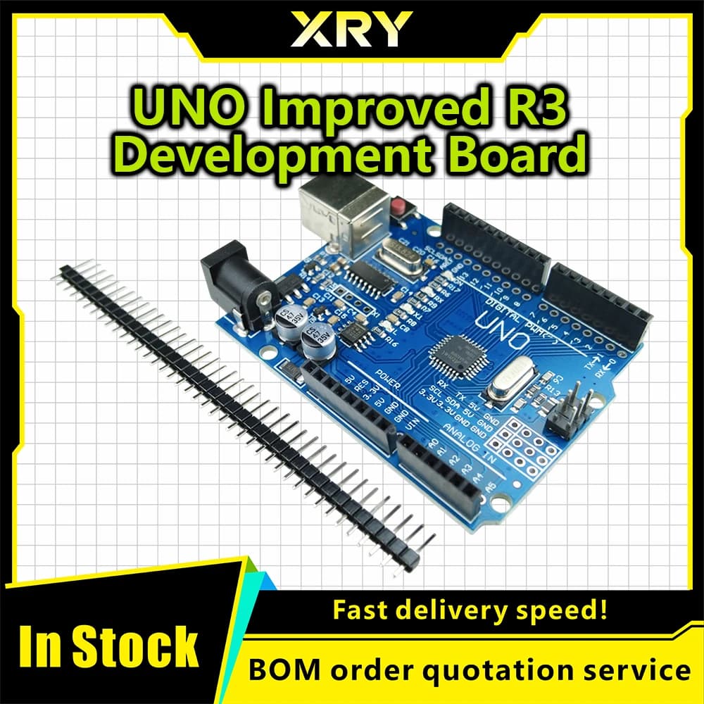 XRY R3 ATMEGA16U2 CH340G+MEGA328P SMD Chip 16Mhz For Arduino R3 Official ATEGA328P Development board UNO Improved Version